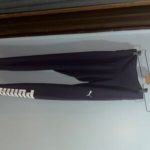 Puma purple Leggings with White Branding